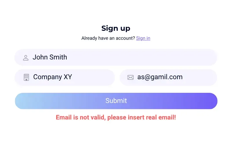 real-time api validation illustration