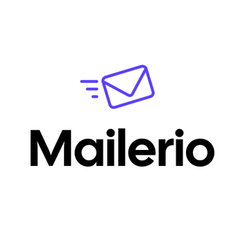 mailerio logo white background