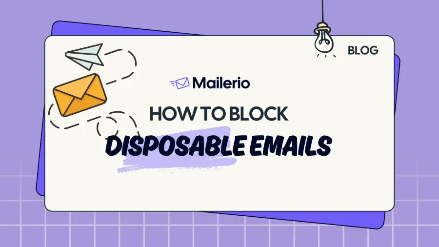 how to block disposable emails banner
