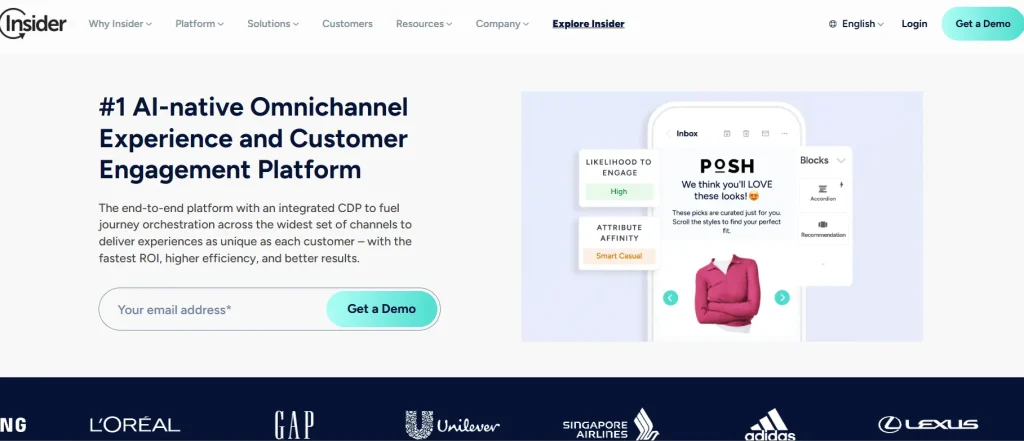 Insider homepage
